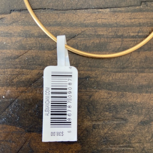 NWT ALEX AND ANI gold New England Patriots bracelet - Picture 2 of 4